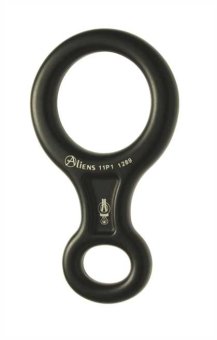 Abseilachter Medium schwarz