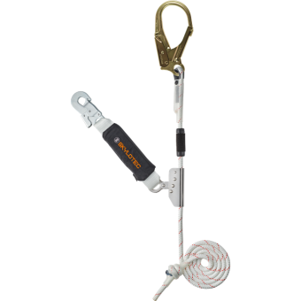SKN BFD SK11 (FS90ST ANSI / FS51) - mitlaufendes Auffanggerät + Bandfalldämpfer an beweglicher Führung 