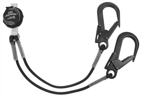 Reactor Rope 140 Y (2 x Firehook) - Falldämpfer mit Verbindungsmittel 85 cm | schwarz