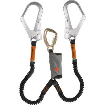 Skysafe Pro Flex Y (FS 90 ST / KOBRA TRI) - doppeltes Verbindungsmittel mit Falldämpfer 1,8 Meter