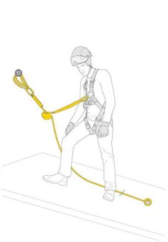 ASAP Vertical Lifeline - vertikales Seilsystem zur Absturzsicherung mit mitlaufenden Auffanggerät 