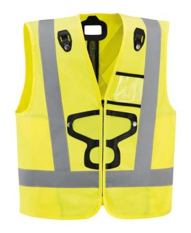 HI-VIZ Weste für NEWTON-Auffangurte gelb