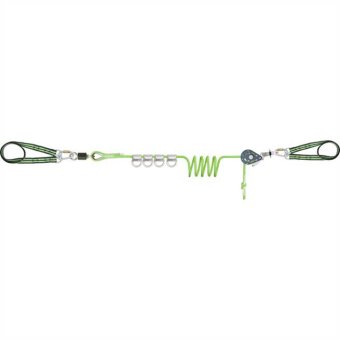 Cross Line 1 - horizontale temporäre Seilsicherung (max. 25 Meter) für 4 Personen 