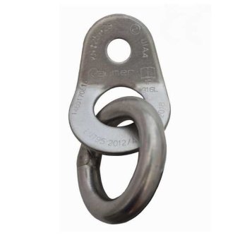 Raumer Wing (10 mm) + Ring - Bohrhakenlasche mit Ring (316L Edelstahl) 