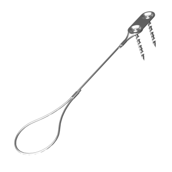 SECU® WIRE ToGo Typ 1 - Anschlagpunkt für Holzuntergründe 