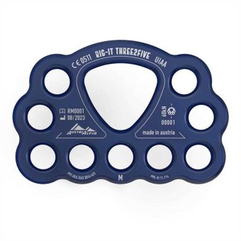 RIG-IT three2five (60 kN) - Riggingplatte blau