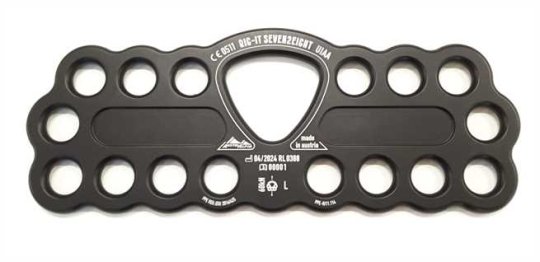 RIG-IT seven2eight (60 kN) - Riggingplatte schwarz