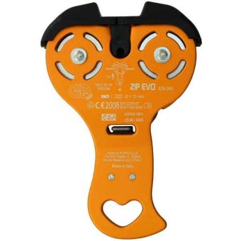 Zip Evo - Seilbahnrolle / Tandemrolle (Textil- und Stahlseil) 