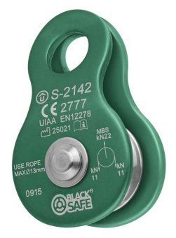 Mini Pulley - Seilrolle / Umlenkrolle grün