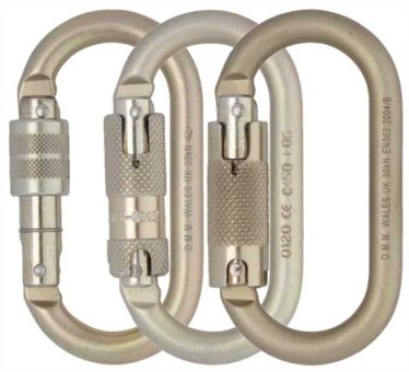 10mm Steel Oval - Karabiner 