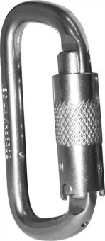Stainless Offset D Shape KH308 - Edelstahlkarabiner 