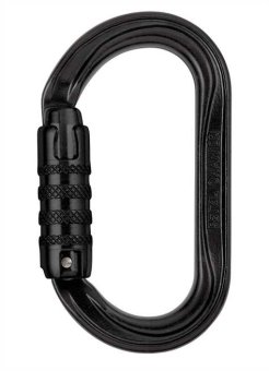 Oxan - Stahlkarabiner Tri-Lock | schwarz