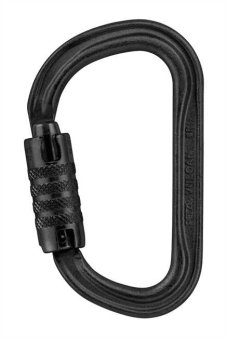 Vulcan - Stahlkarabiner Tri-Lock ANSI | schwarz