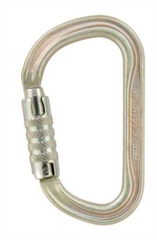 Vulcan - Stahlkarabiner Tri-Lock ANSI | gold