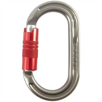 Ultra O - Alukarabiner Twist-Lock | silver