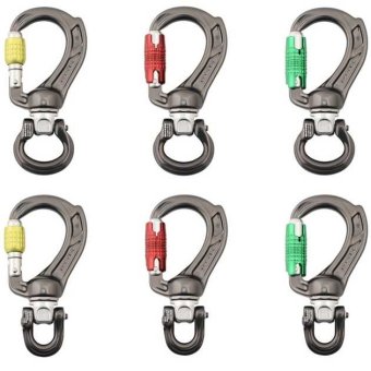 Director Swivel Boss - Alukarabiner mit Wirbel 