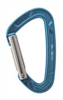 D Straight Classic - Alukarabiner blau