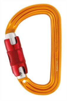 Sm'D - Alukarabiner Twist-Lock | gelb