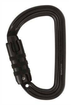 Sm'D - Alukarabiner Tri-Lock | schwarz