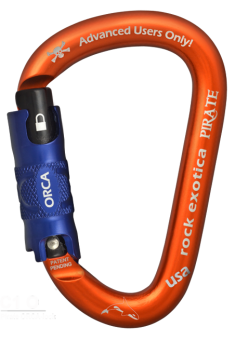 Pirate - Alukarabiner orange | Orca