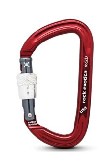 rockD - Karabiner red | Screw-Lock