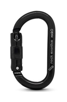 rockO - Karabiner black | Automatik-Lock