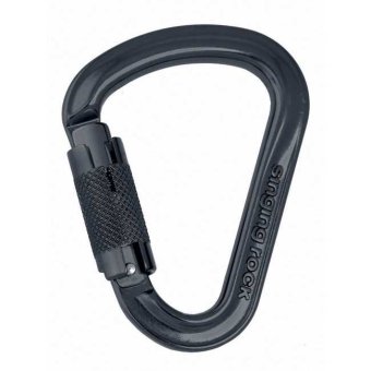 Hypnos - HMS Alukarabiner Tri-Lock | schwarz