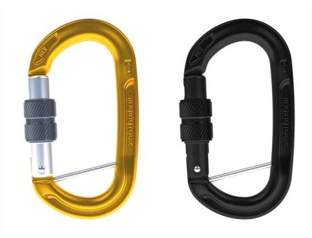 OXY BC - Aluminiumkarabiner Screw-Lock | schwarz