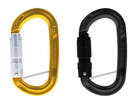 OXY BC - Aluminiumkarabiner Tri-Lock | gold