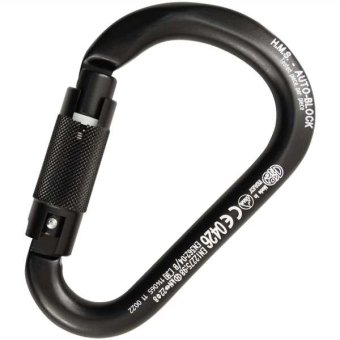 HMS Classic - Alukarabiner schwarz | Tri-Lock