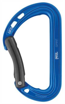 Spirit Bent - Alukarabiner blau