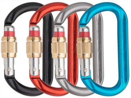 OVALO GI Schraubverschluss - Aluminiumkarabiner 