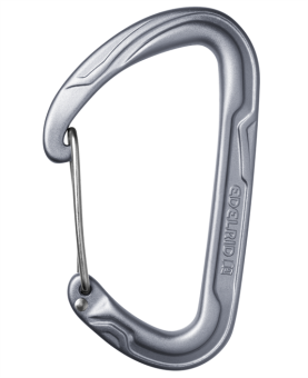 Pure Wire - Alukarabiner slate