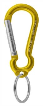 Mini Ring - Materialkarabiner gelb