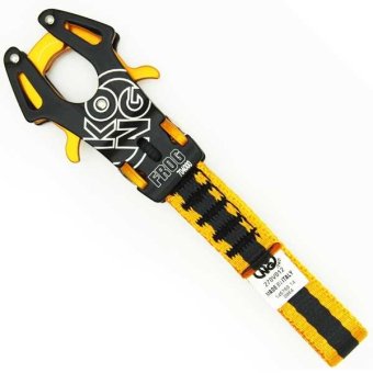 Frog Karabiner inkl. Polyamidschlinge orange/grau