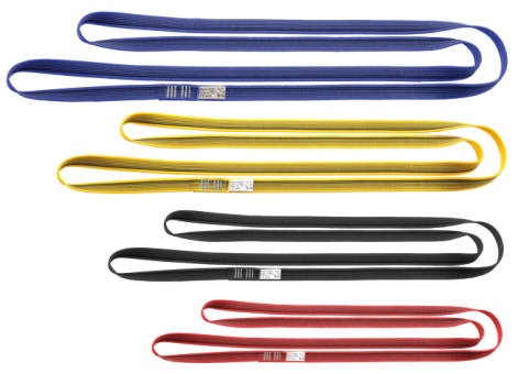 LOOP 26 kN - Rundschlinge / Bandschlinge 0,8 Meter | grau