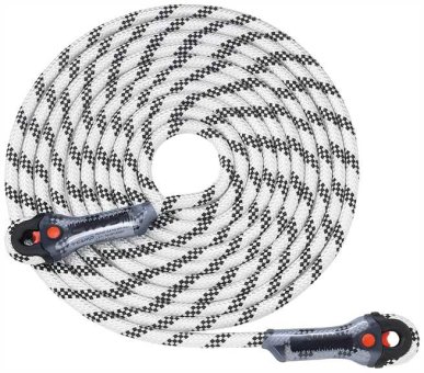 Iridium 10,5 mm with Loops - Statikseil mit beidseitiger Endvernähung 30 Meter | weiß