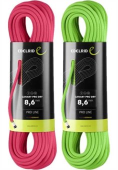Canary Pro Dry 8,6 mm - Dynamikseil / Einfachseil / Halbseil / Zwillingsseil 