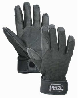 Cordex - Handschuhe zum Sichern und Abseilen Größe S | schwarz