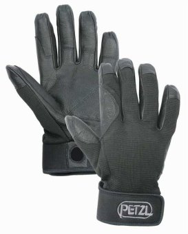 Cordex - Handschuhe zum Sichern und Abseilen Größe L | schwarz