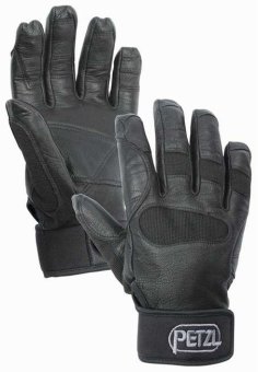 Cordex Plus - Handschuhe zum Sichern und Abseilen Größe S | schwarz