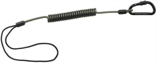 Spiralkabel 6mm (Accessory Screw & Schlaufe) - Materialsicherung 