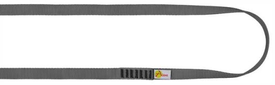 SALE - Polyamid Open Sling 16mm (240 cm, grau) - Rundschlinge / Bandschlinge 