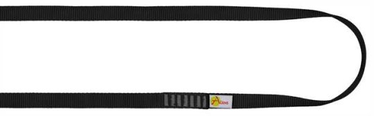 SALE - Polyamid Rundschlinge 16mm (150 cm, schwarz) - Bandschlinge 