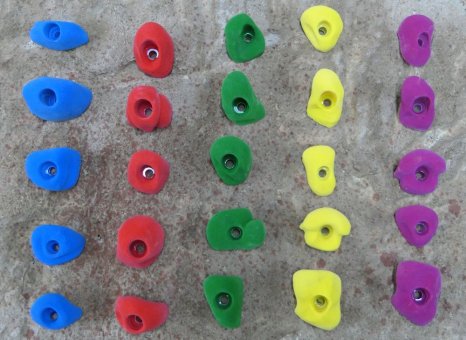 Monkey Klettergriffe "Camp" rot | Einzelgriff