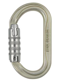 Oxan - Stahlkarabiner Tri-Lock | grau