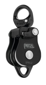 SPIN L2 - Umlenkrolle mit integriertem Wirbel schwarz