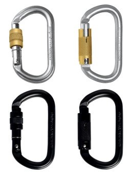 Stahl Oval - Karabiner 