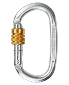 Steel Oval - Karabiner Screw-Lock